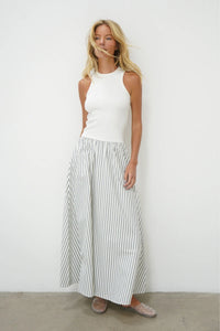 LNA | Hart Dress - Grey Stripe