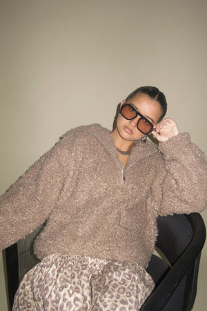 ONLINE ONLY | Zip Up Sherpa Jacket - Teddy