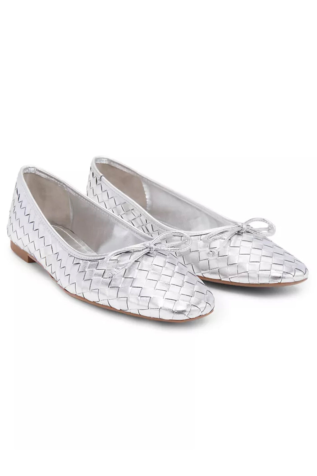 SCHUTZ | Arissa Woven Flat- Metallic