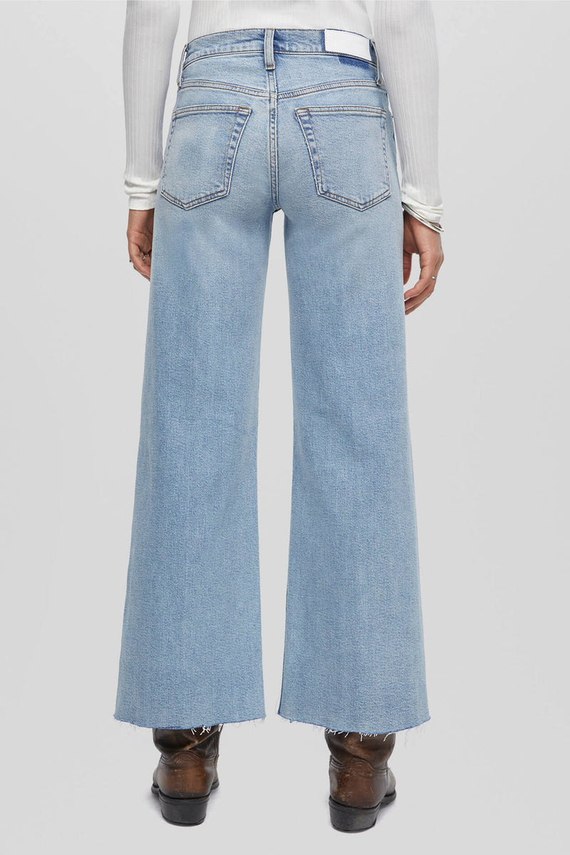 RE/DONE | Mid Rise Wide Leg Crop - Undertow